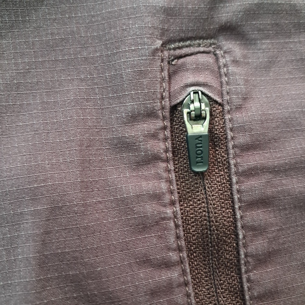 Vuori Ripstop Pants Womens Medium Brown Elastic Waist Drawstring Cargo Pockets - Picture 5 of 12